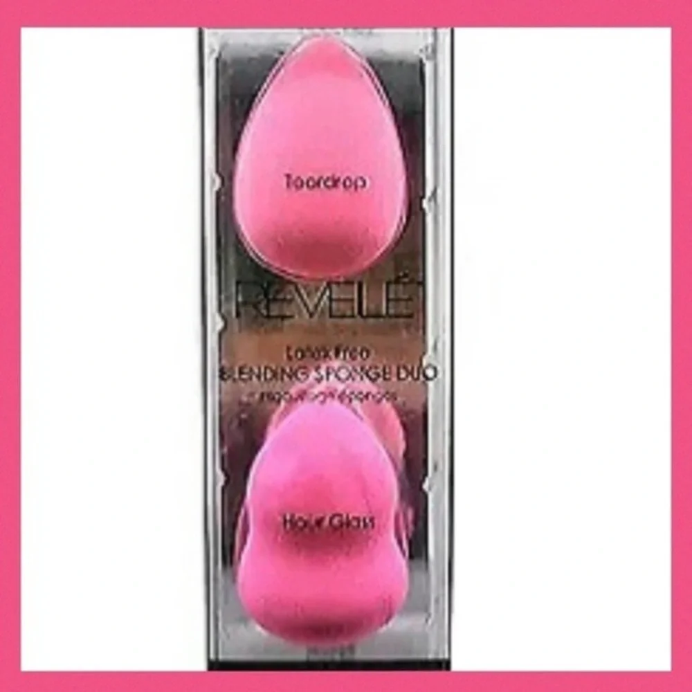 REVELE Latex Free Beauty Makeup Blending Sponge Duo